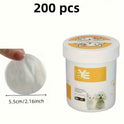 200pcs Pet Eye Cleaning Wipes | Tear Stain Remover for Pets