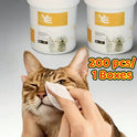 200pcs Pet Eye Cleaning Wipes | Tear Stain Remover for Pets