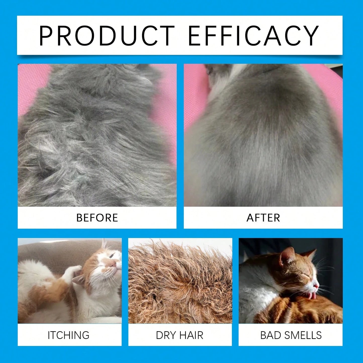 Waterless Cat Cleaning Mousse | Gentle No-Rinse Foam Cleanser