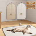 Wall-Mounted Sisal Cat Scratcher Board | Vertical Scratch Pad for Cats