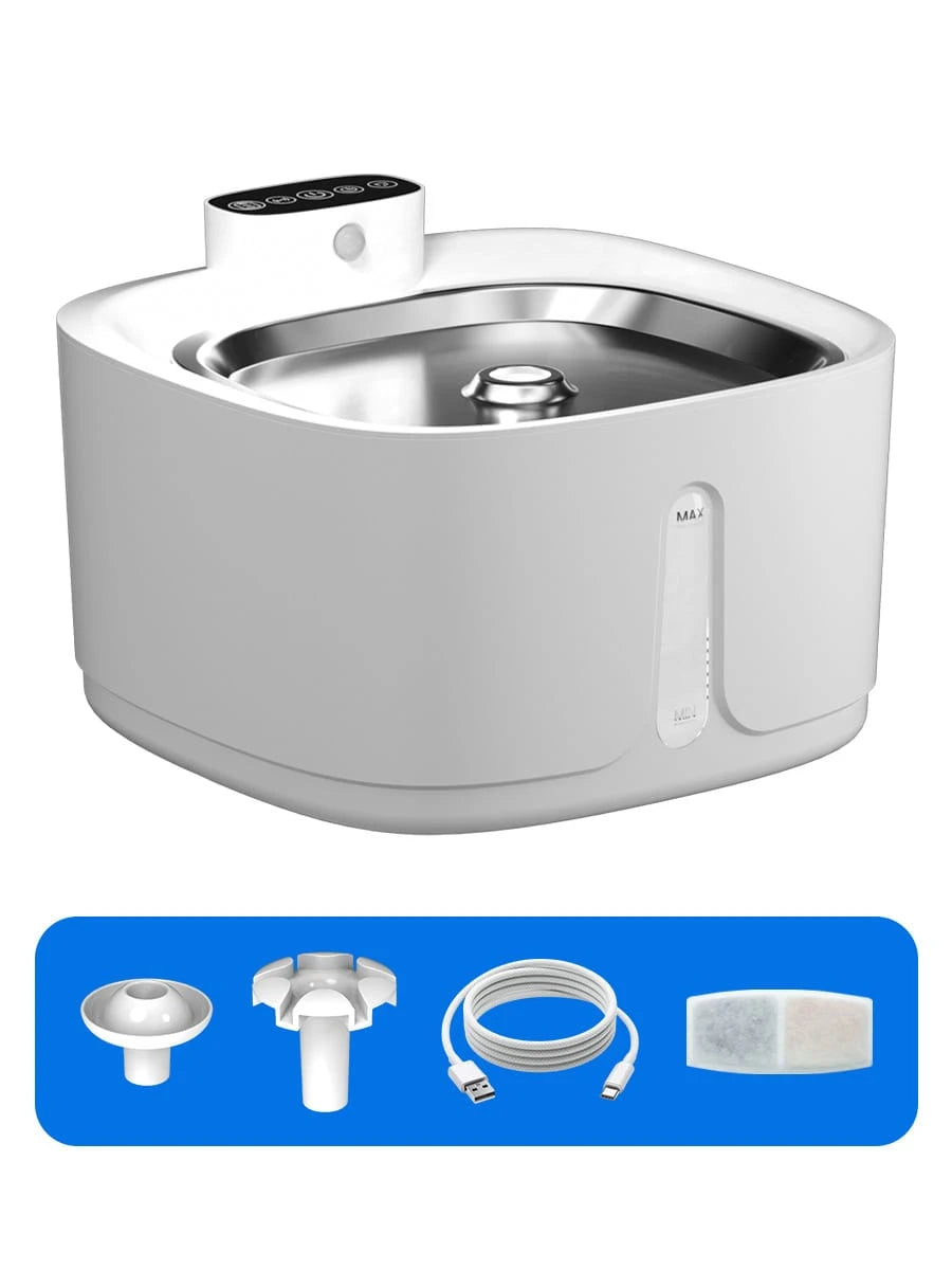 3.2L Wireless Cat Water Fountain with Motion Sensor & Rechargeable Battery