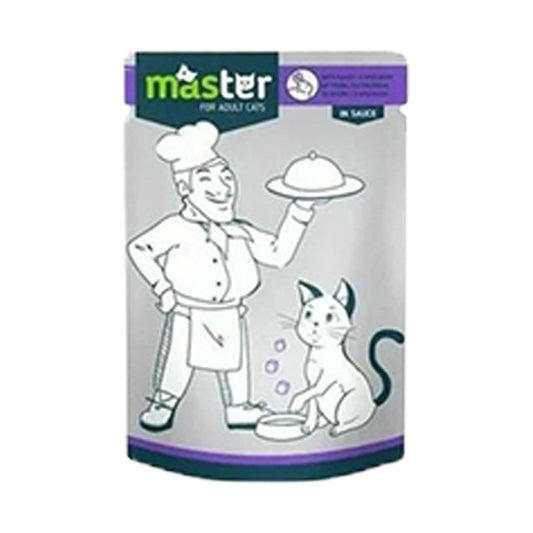 Master Cat Rabbit in Sauce 80Grs*24Pcs