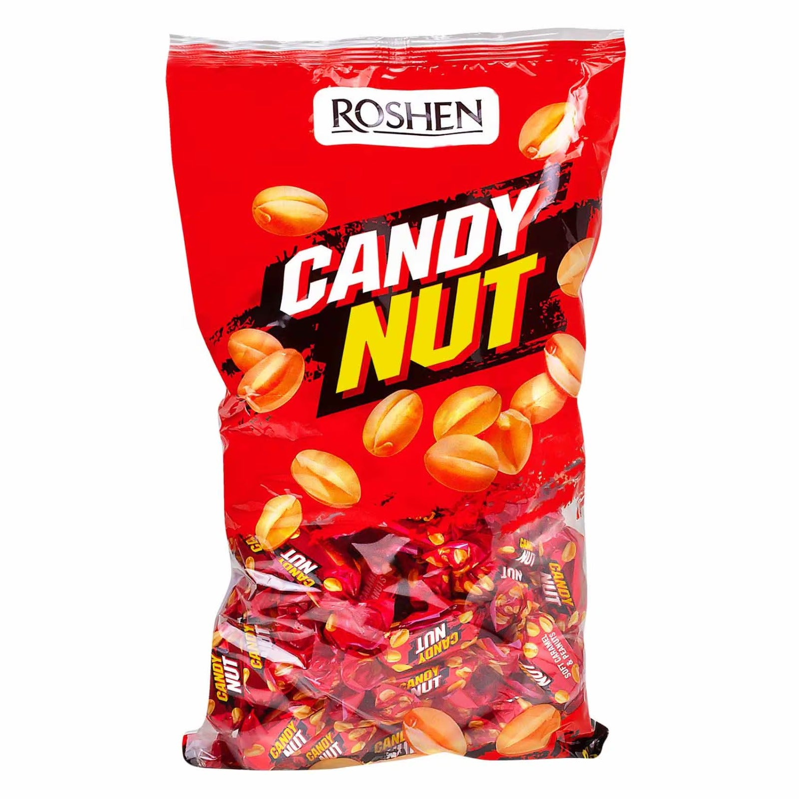 ROSHEN Candy Nut Nougat & Soft Caramel with Peanuts (500g)