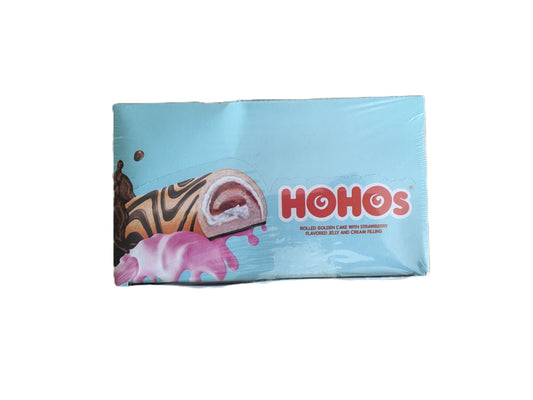 Edita Hohos Cake With Cream And Strawberry 24Grs*24Pcs