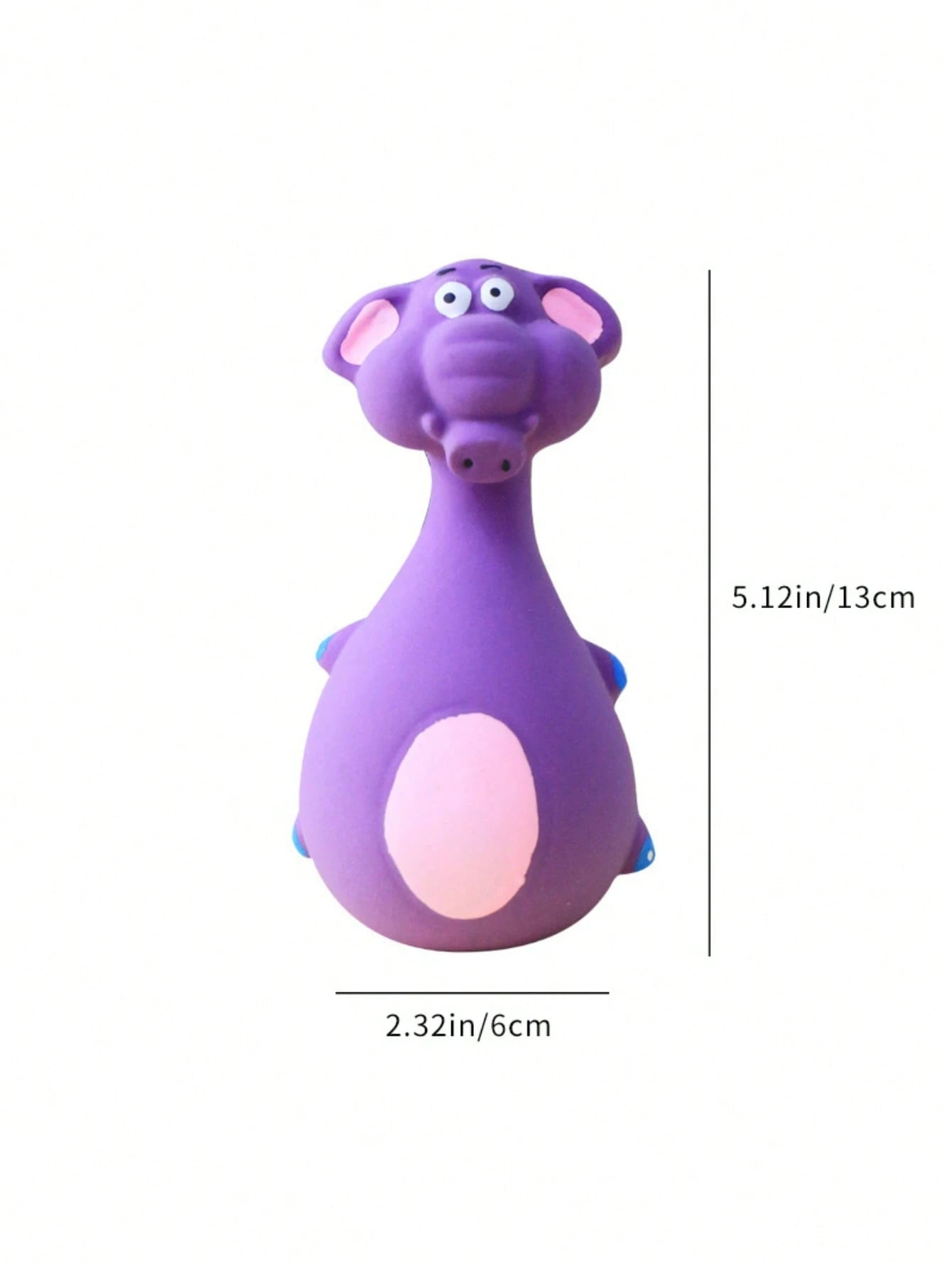 Bite-Resistant Squeaky Latex Dog Toy | Cartoon Chew Toy for Dogs