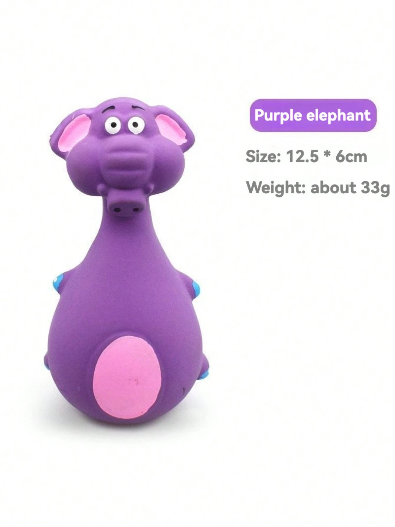 Bite-Resistant Squeaky Latex Dog Toy | Cartoon Chew Toy for Dogs