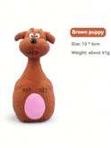 Bite-Resistant Squeaky Latex Dog Toy | Cartoon Chew Toy for Dogs