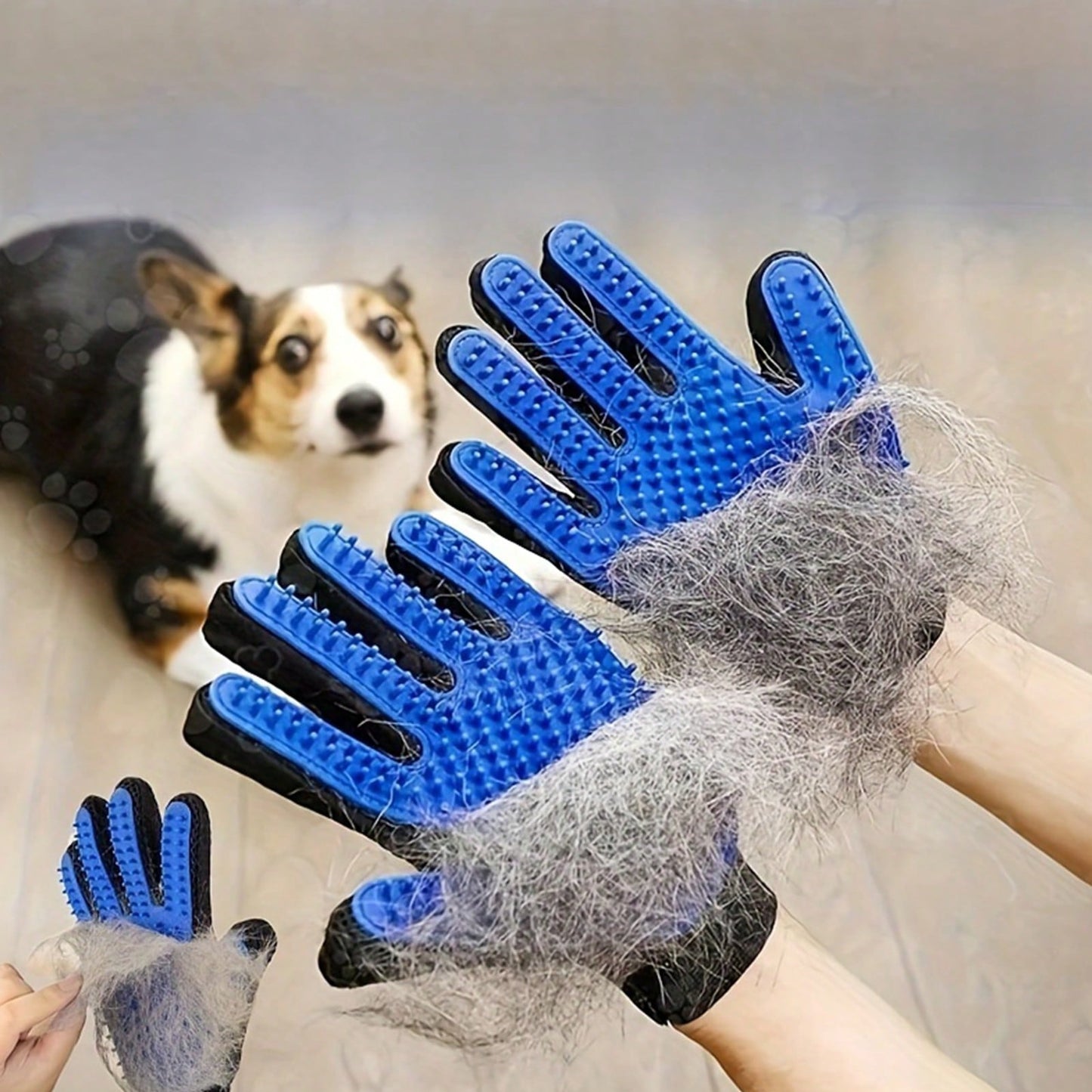 Pet Grooming Gloves – Multi‑Function Bathing & Massage Tool for Dogs & Cats
