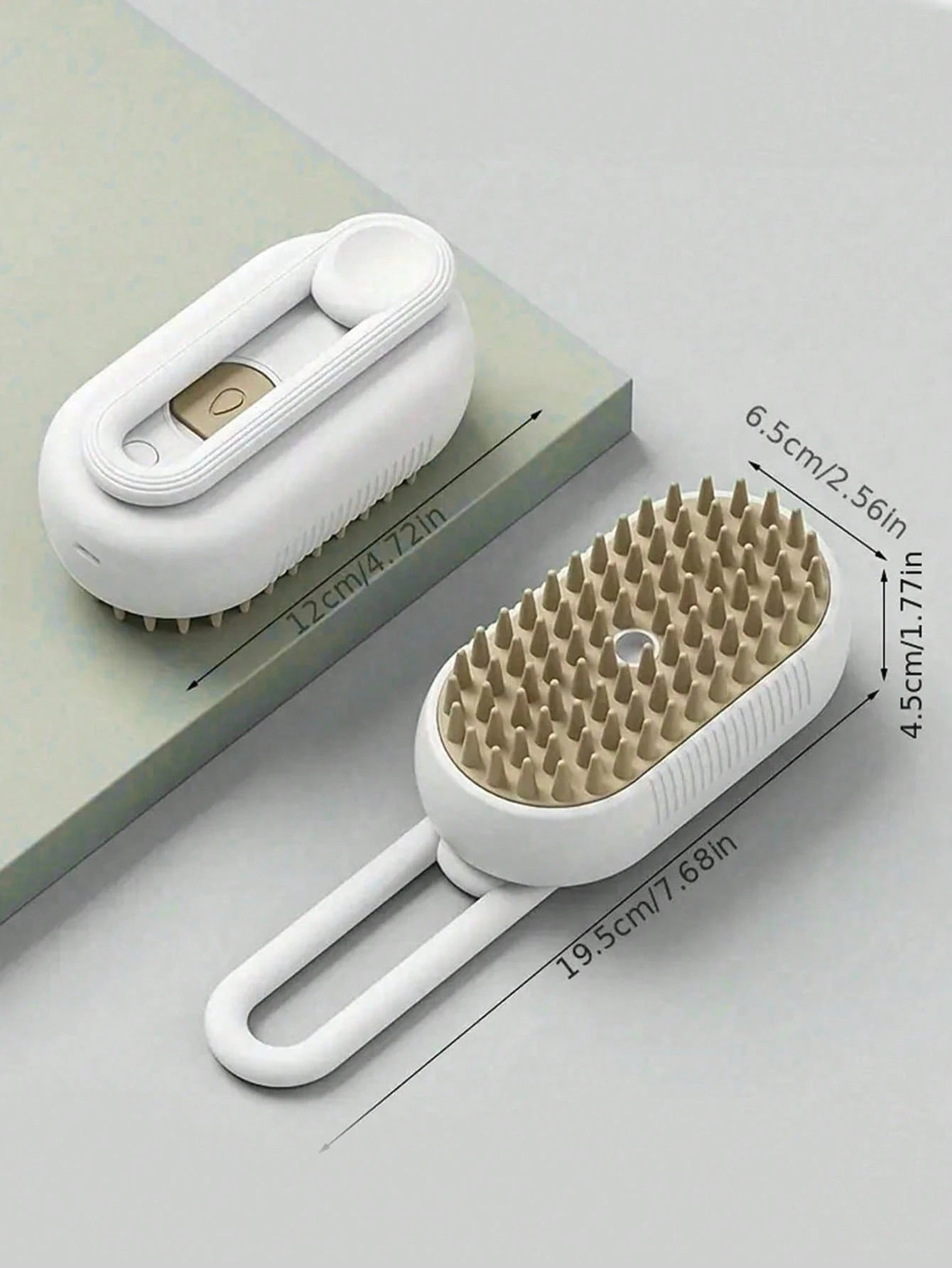 USB Rechargeable Pet Steam Massage Brush for Dogs & Cats