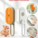 USB Rechargeable Pet Steam Massage Brush for Dogs & Cats