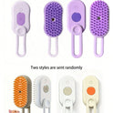 USB Rechargeable Pet Steam Massage Brush for Dogs & Cats