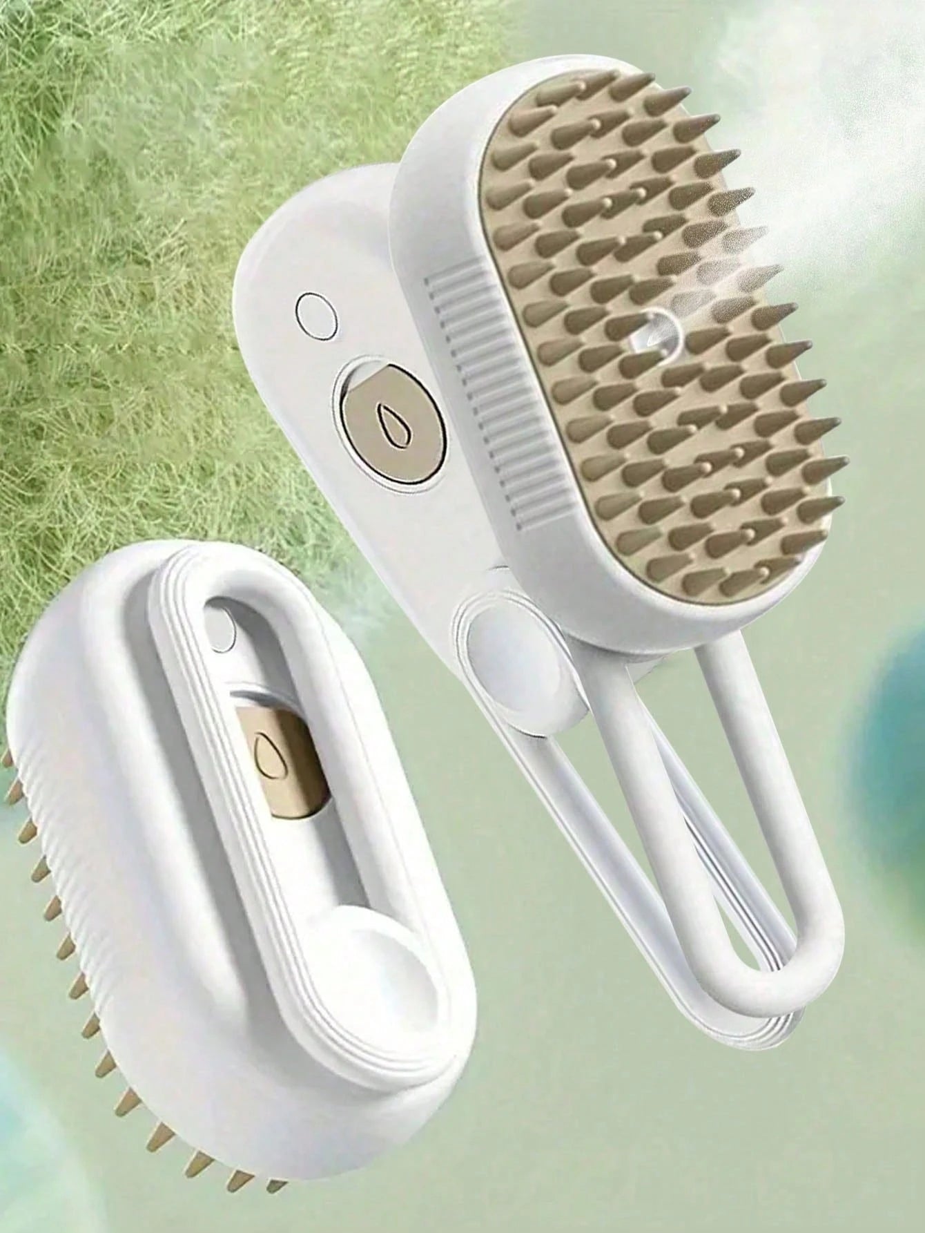 USB Rechargeable Pet Steam Massage Brush for Dogs & Cats