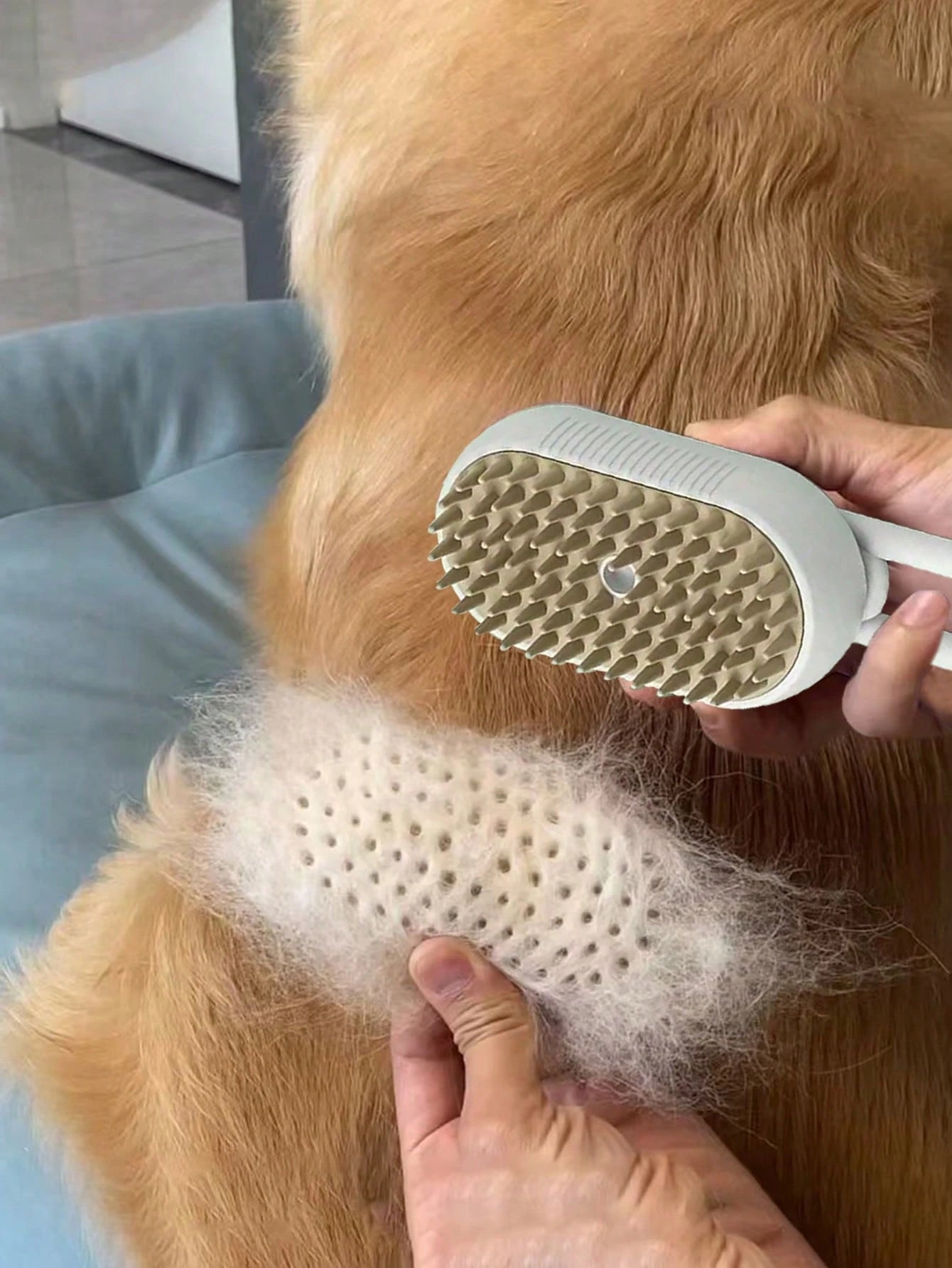 USB Rechargeable Pet Steam Massage Brush for Dogs & Cats