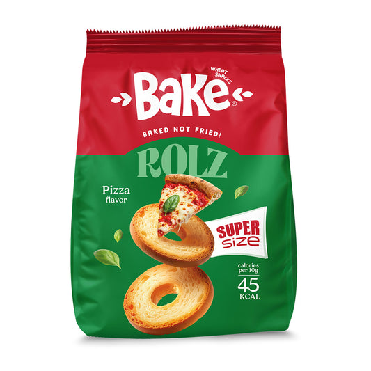 Bake Rolz Super Size Pizza Flavor (50g) - 24 Pieces per box