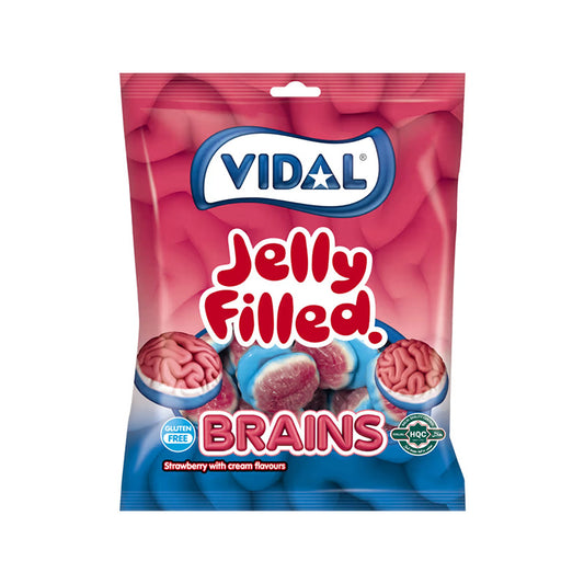 VIDAL Filled Jellies in brain shape (100g)