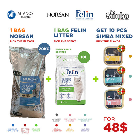 Norsan + Felin + simba