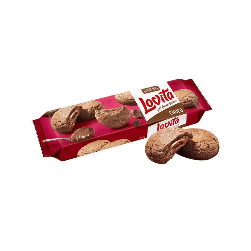 ROSHEN Lovita Soft Butter cookies with filling (127g)