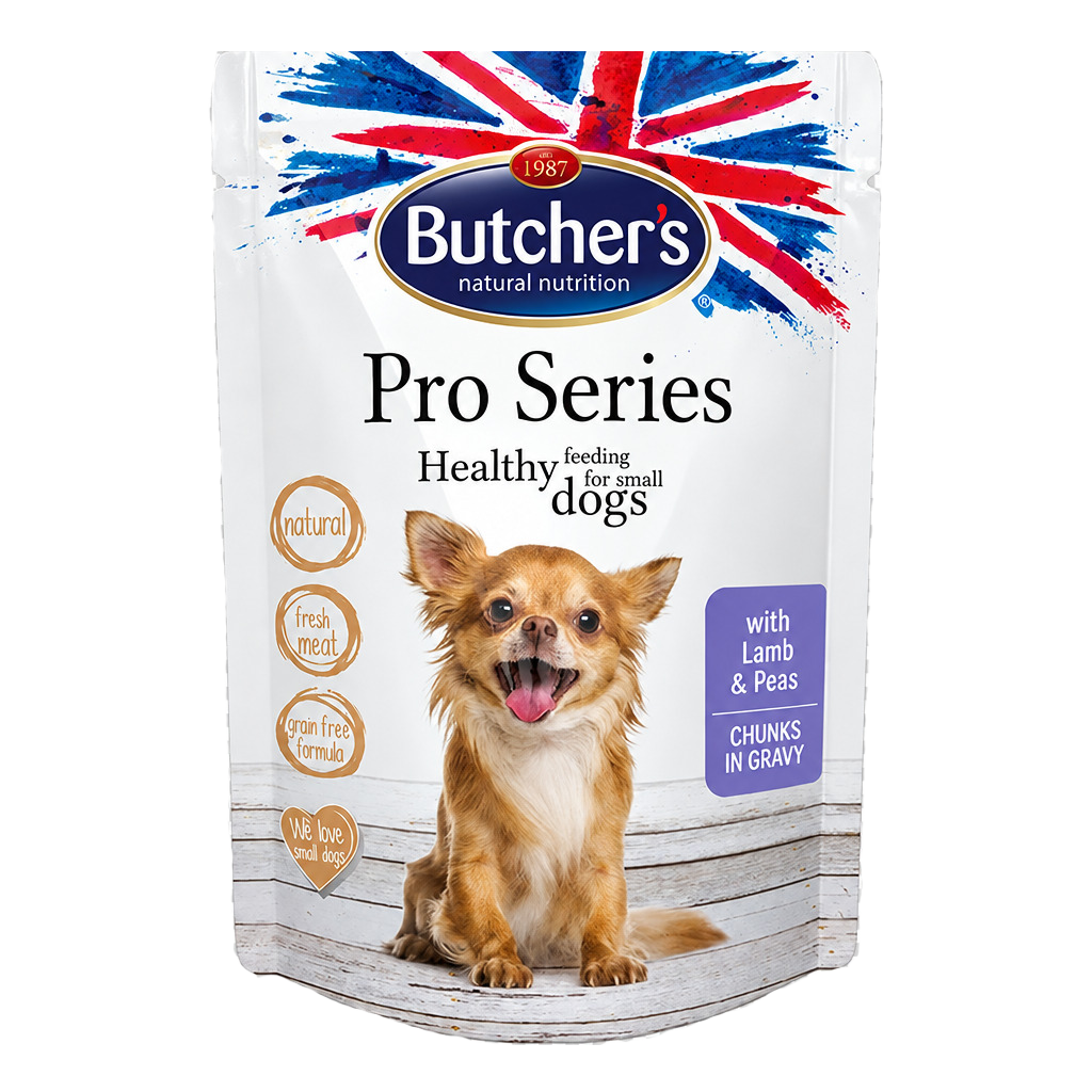 Butcher’s Pro Series Chunks in Gravy Pouches - 100g
