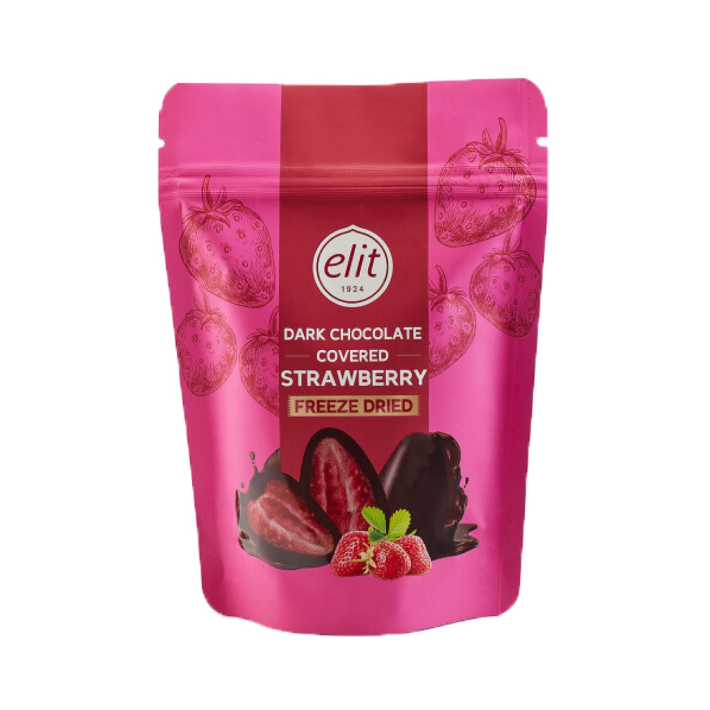 ELIT Dark Chocolate Covered Strawberry Freeze Dried