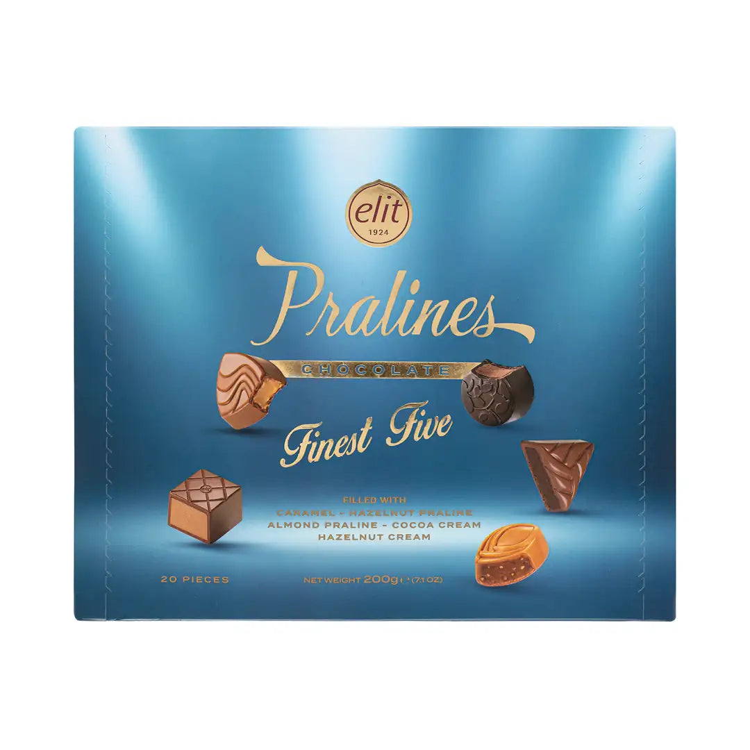 ELIT Finest Five Praline Chocolate Box (200g) - 20 pieces per box