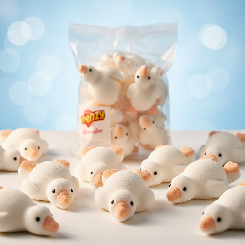 Frenzy Duck Marshmallow - Prone Position