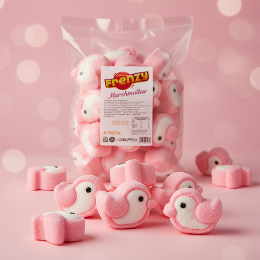 Frenzy Marshmallow Product Photo with Bag