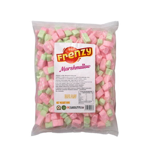 FRENZY Marshmallow Strawberry Squares