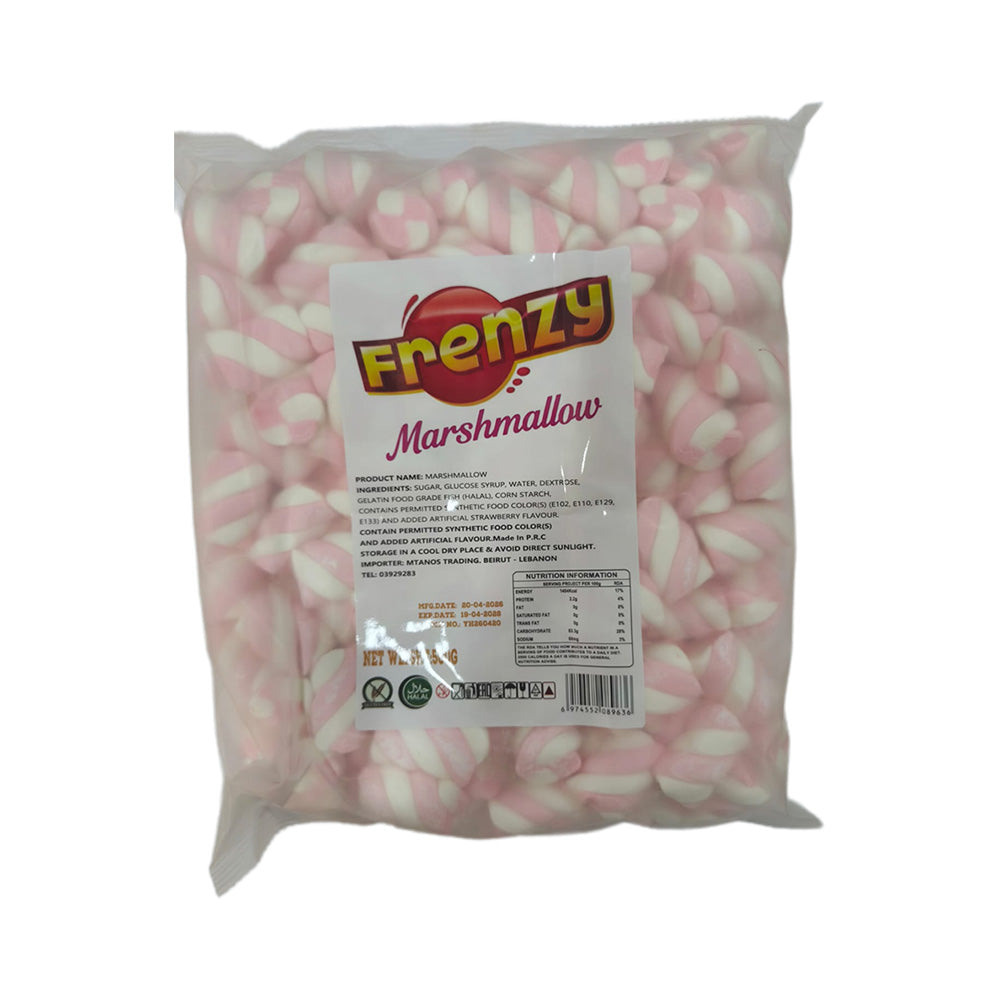 FRENZY Marshmallow spiral Twists puffs (500g)