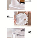 Pet Food Storage Container - Large Capacity with Measuring Lid & Carry Handle