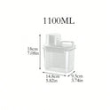 Pet Food Storage Container - Large Capacity with Measuring Lid & Carry Handle