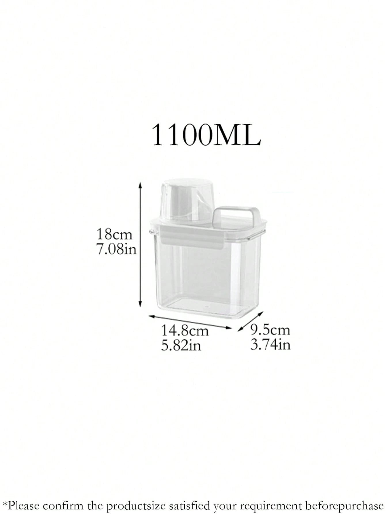 Pet Food Storage Container - Large Capacity with Measuring Lid & Carry Handle
