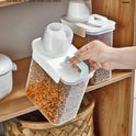 Pet Food Storage Container - Large Capacity with Measuring Lid & Carry Handle