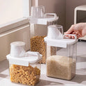 Pet Food Storage Container - Large Capacity with Measuring Lid & Carry Handle
