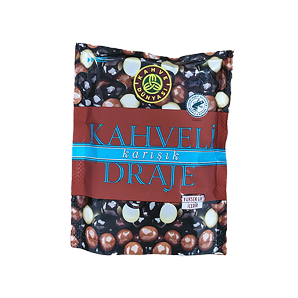 Kahva Dunyasi Kahvelli karisik Draje 60grs*12pcs