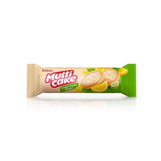 ROSHEN Multi Cake sugar cookies with Cream filling (180g)