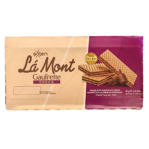 Solen La Mont Gaufrette Choco 43Grs