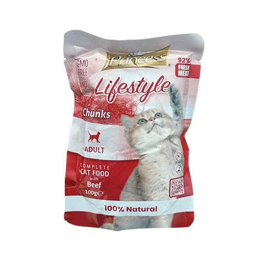 Lifestyle cat pate beef 100grs*24pcs