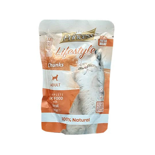 Lifestyle cat pate veal 100grs*24pcs