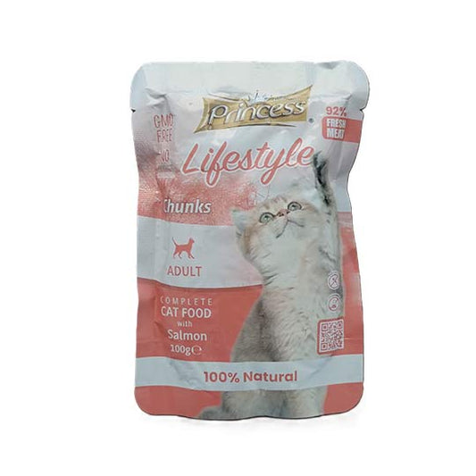 Lifestyle cat pate salmon 100grs*24pcs