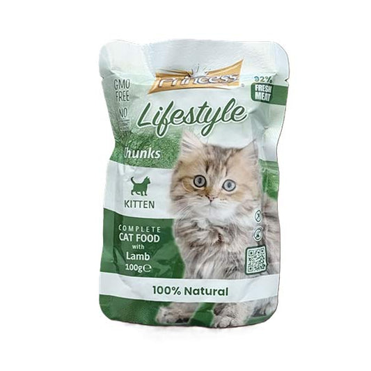 Lifestyle kitten pate lamb 100grs*24pcs