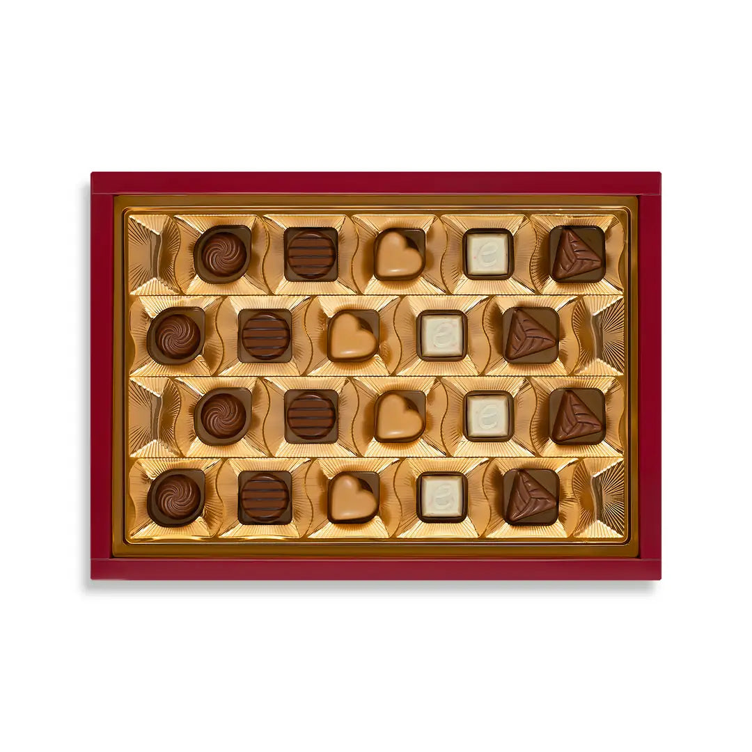 Elit Luxury Pralines Chocolate Gift Box Red (204g) - 20 pieces per box