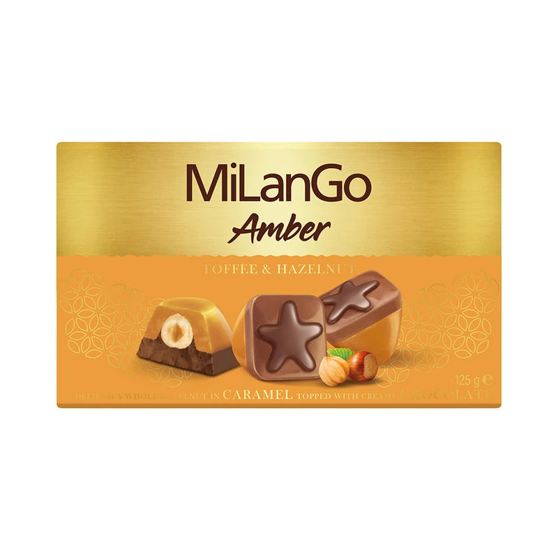 MilanGo Hazelnick Caramel & Hazelnut Chocolate Candies (125g)