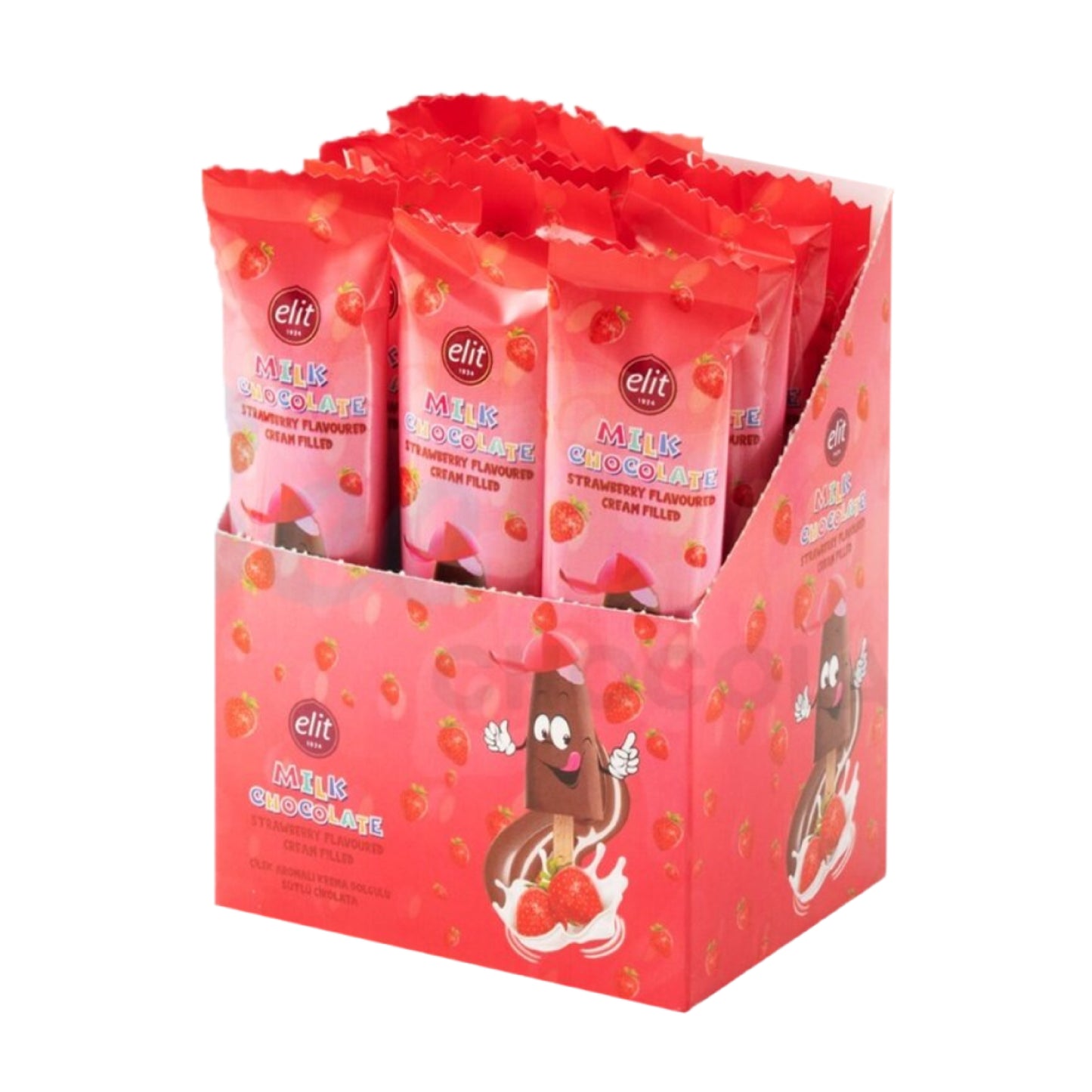 ELIT Milk Chocolate Strawberry Filled Stick