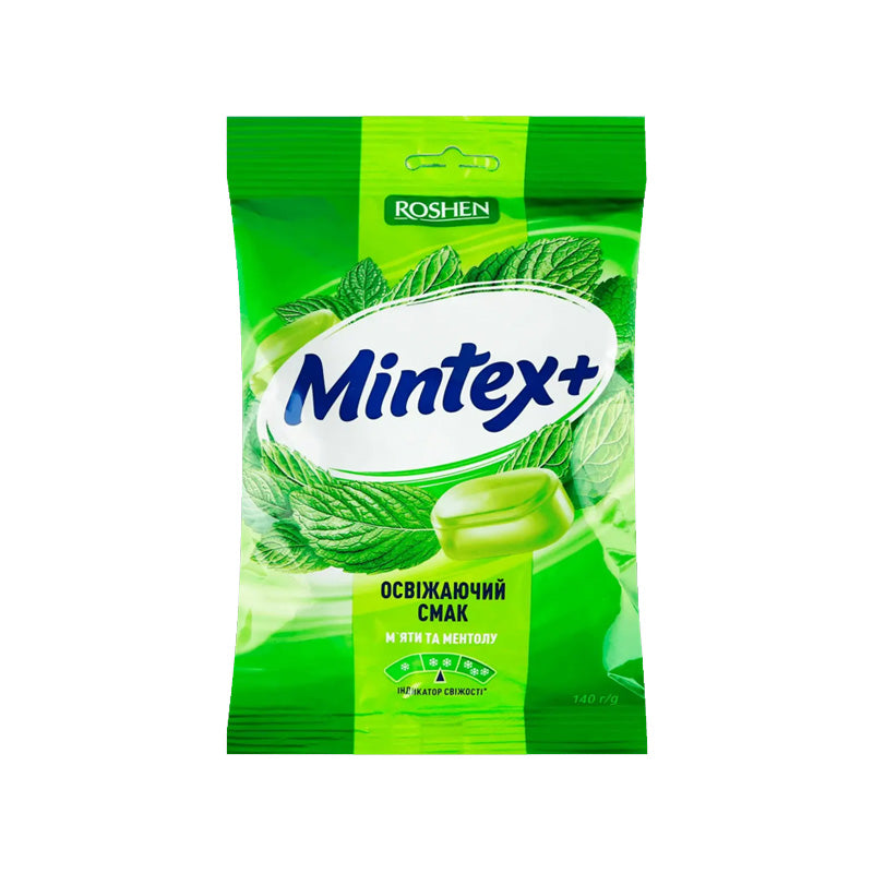 ROSHEN Mintex+: Candy caramel with mint and menthol flavor