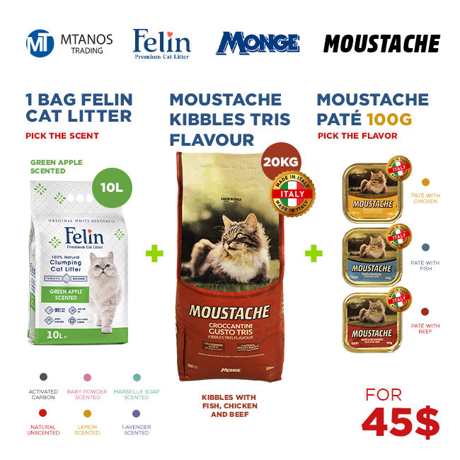 Felin + Monge + Moustache