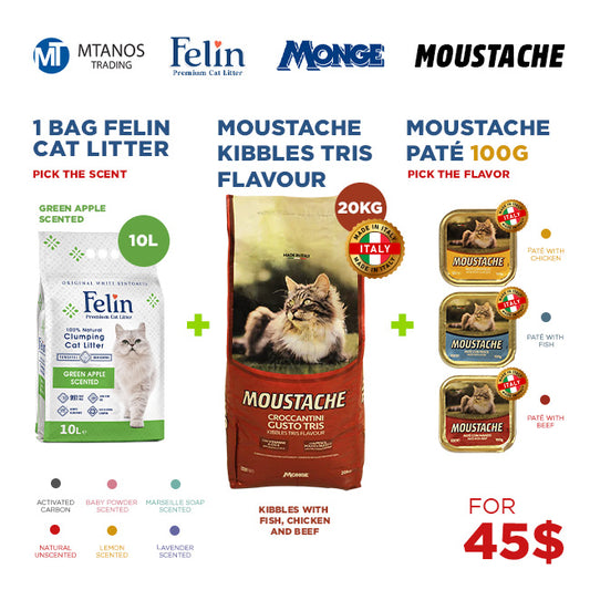 Felin + Monge + Moustache