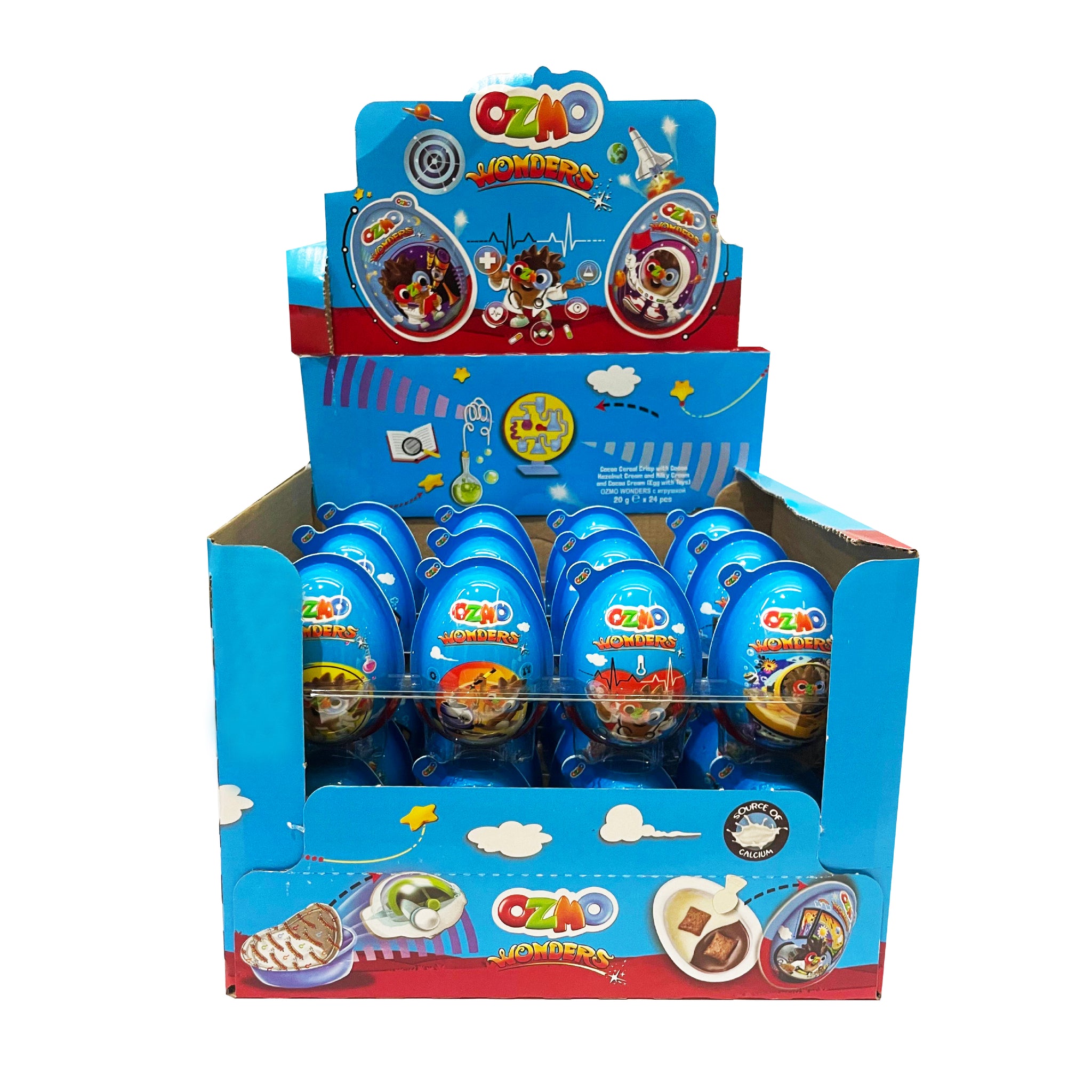 OZMO Wonders Egg with toy (20g) - 24 Pieces per box