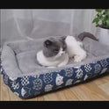 Soft Plush Pet Bed for Cats & Small Dogs | Cozy Indoor Cushion