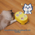3-in-1 Interactive Cat Toy with Rotating Feather & Bionic Mouse | USB Rechargeable