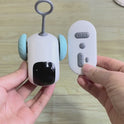 USB Rechargeable Remote Control Mouse Cat Toy with Feather Wand | Interactive Cat Toy
